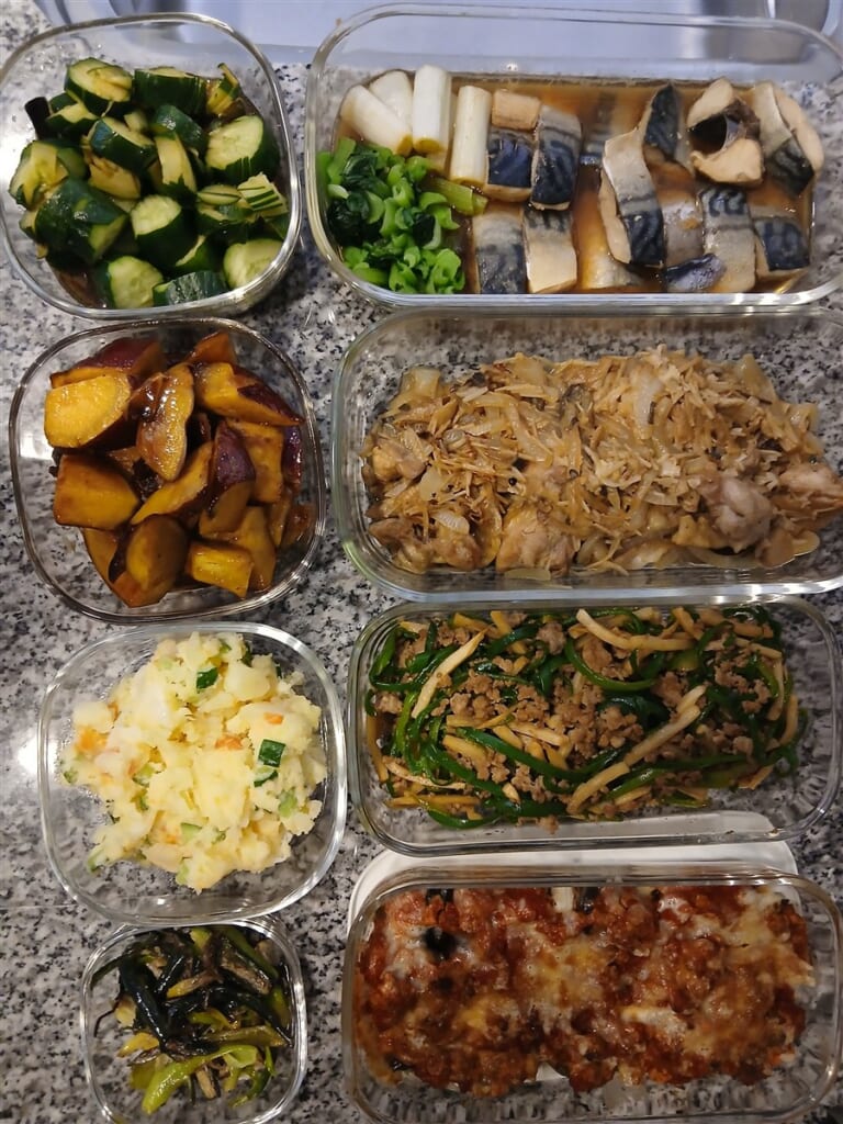 産後サポートで作ったごはん