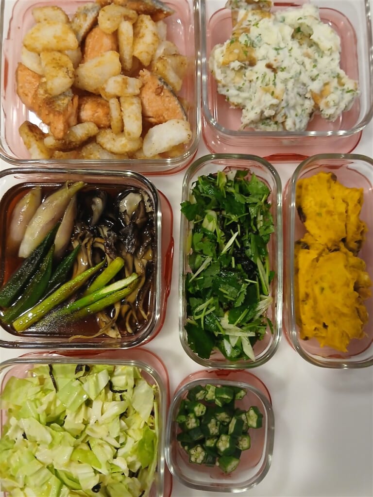 産後サポートで作ったごはん